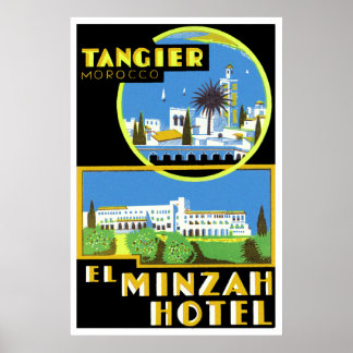 El Minzah Hotel, Tangiers Poster