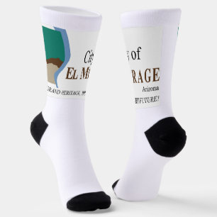 El Mirage (Arizona) city flag Socks