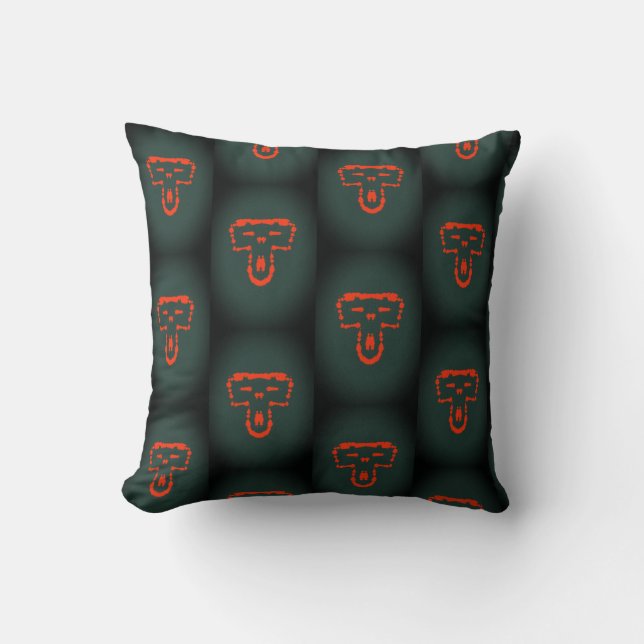 El mono sangre- The Monkey sangre Cushion (Front)