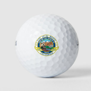 El Monte (California) City Seal Golf Balls