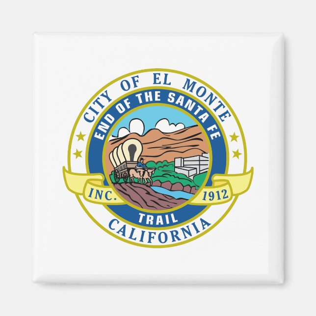 El Monte (California) City Seal Magnet (Front)
