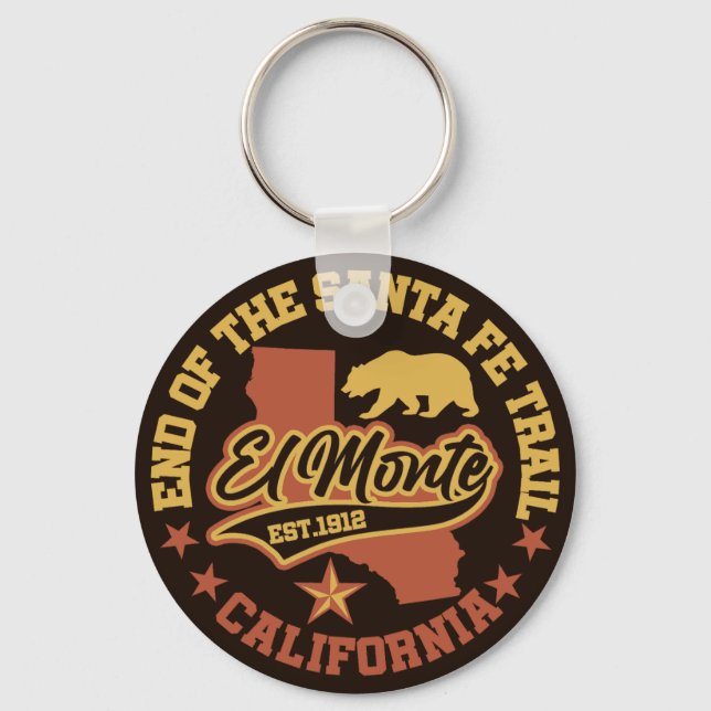 El Monte,California Key Ring (Front)