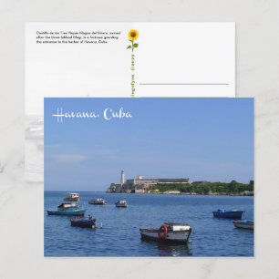 El Morro, Havana, Cuba - postcard