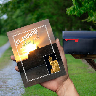 El Morro in Old San Juan, Puerto Rico Postcard