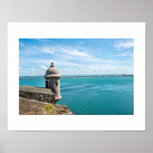 El Morro Old San Juan Bay Photographic Print/ Poster (Front)