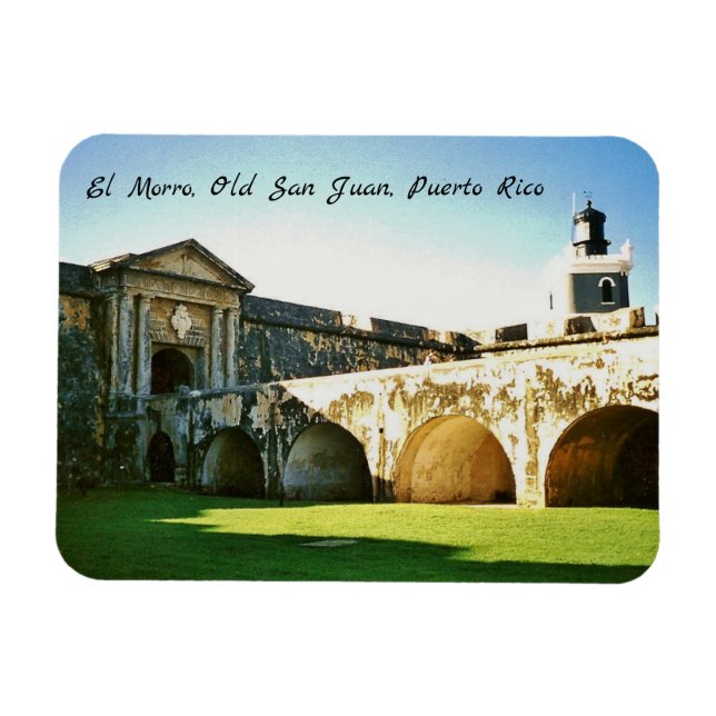 El Morro, Old San Juan, Puerto Rico Magnet (Horizontal)