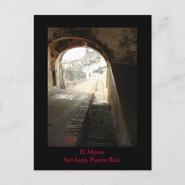 El Morro, San Juan, Puerto Rico Postcard (Front)