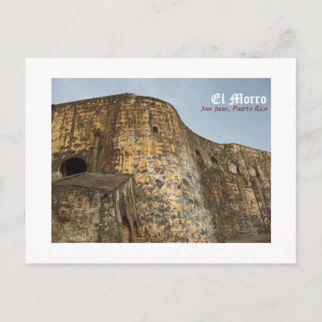 El Morro, San Juan, Puerto Rico Postcard (Front)