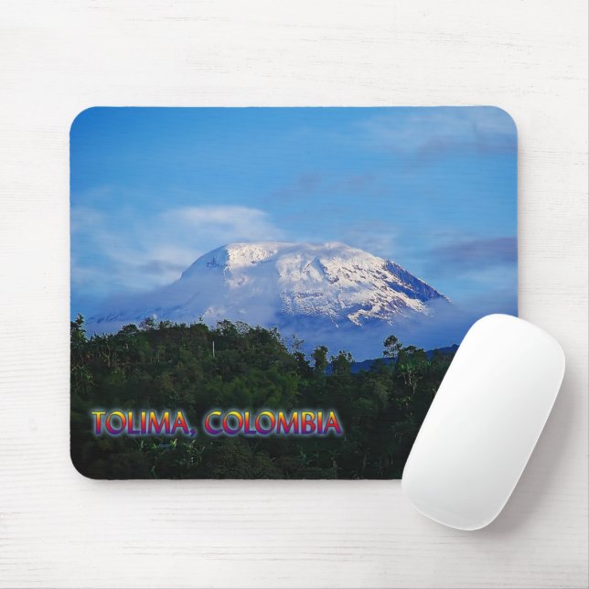 El Nevado del Tolima Colombia Travel Mouse Pad (With Mouse)