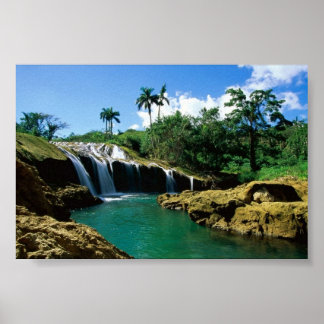 El Nicho Falls, Cuba Poster