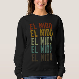 El Nido City Philippines Retro Sweatshirt