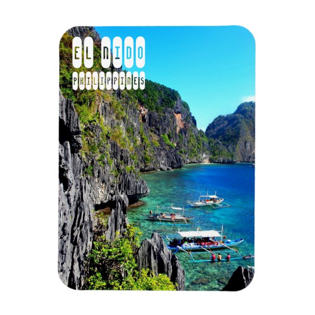 El Nido in Palawan Philippines Magnet (Vertical)