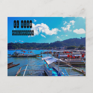 El Nido in Palawan Philippines Postcard