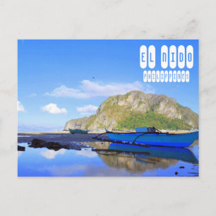 El Nido in Palawan Philippines Postcard