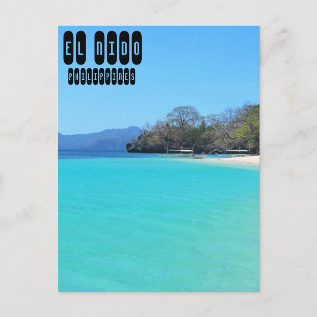 El Nido in Palawan Philippines Postcard (Front)