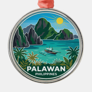 El Nido Marine Reserve Park Philippines Metal Tree Decoration