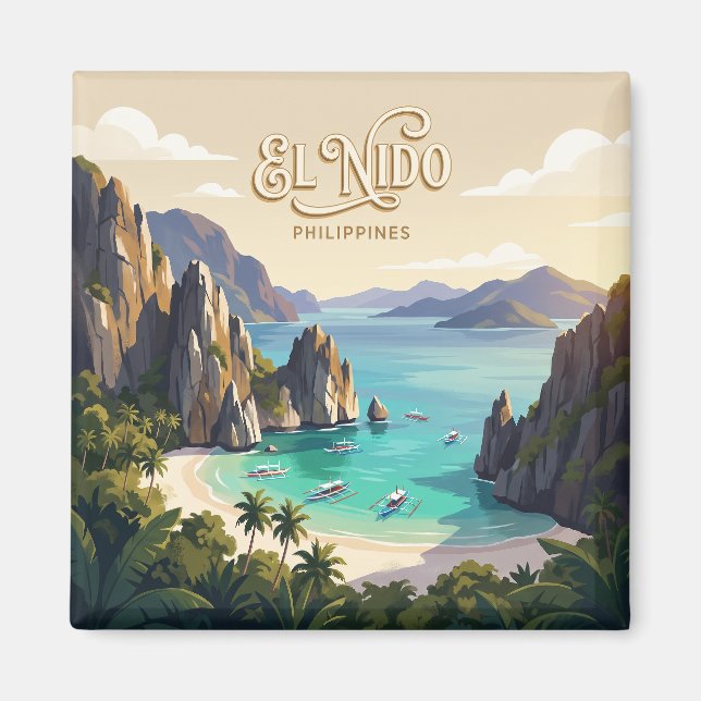 El Nido Philippines Magnet (Front)