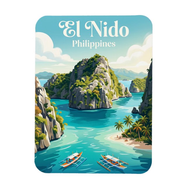El Nido Philippines Magnet (Vertical)