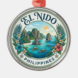 El Nido Philippines Metal Tree Decoration