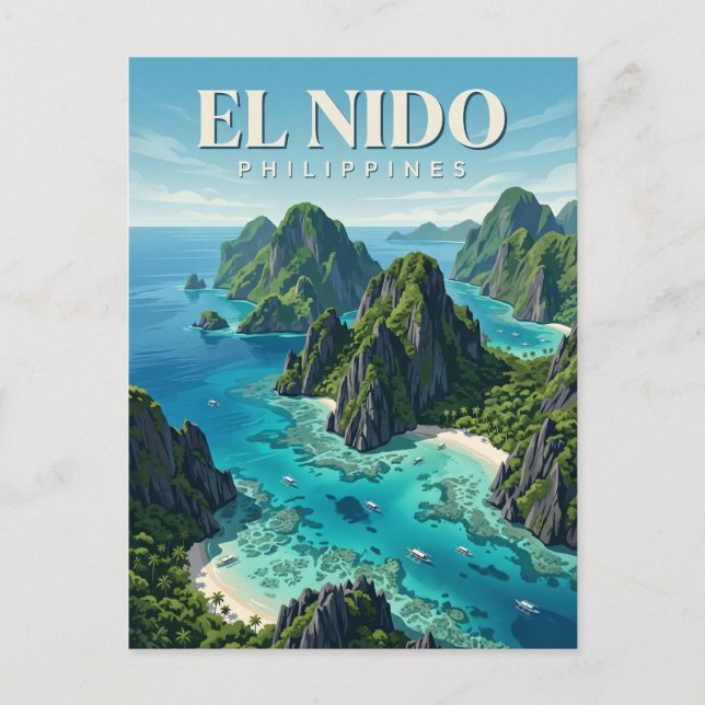 El Nido Philippines Postcard (Front)