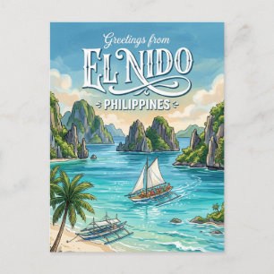 El Nido Philippines Postcard