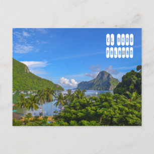 El Nido View in Palawan Philippines Postcard