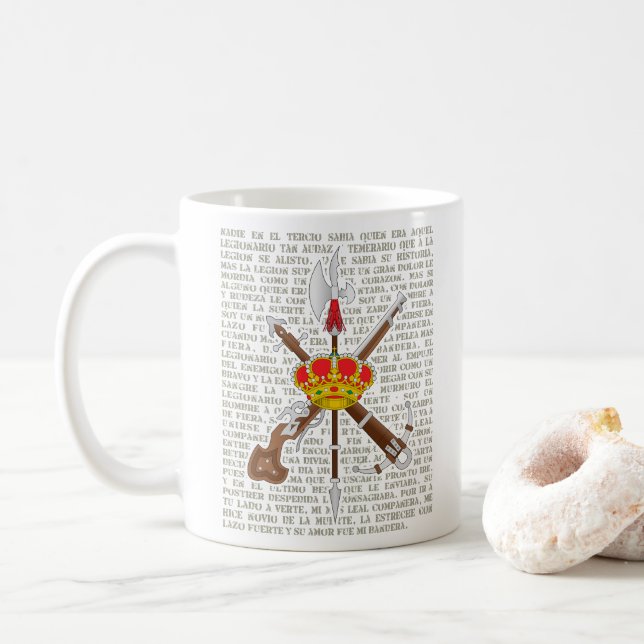 El novio de la muerte coffee mug (With Donut)