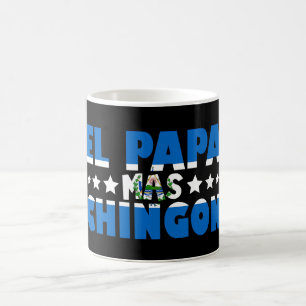 El Papa Mas Chingon El Salvador Flag Dad Funny Coffee Mug