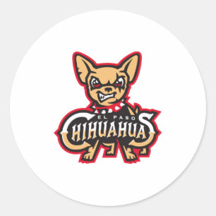 El Pas0 Chihuahuas Baseball Baseball T Shirt Classic Round Sticker