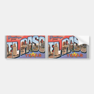El Paso Texas Bumper Sticker