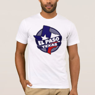 El Paso Texas flag burst tshirt