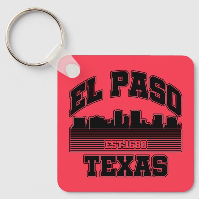 El Paso,Texas Key Ring (Front)