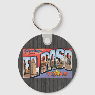 El Paso Texas Key Ring