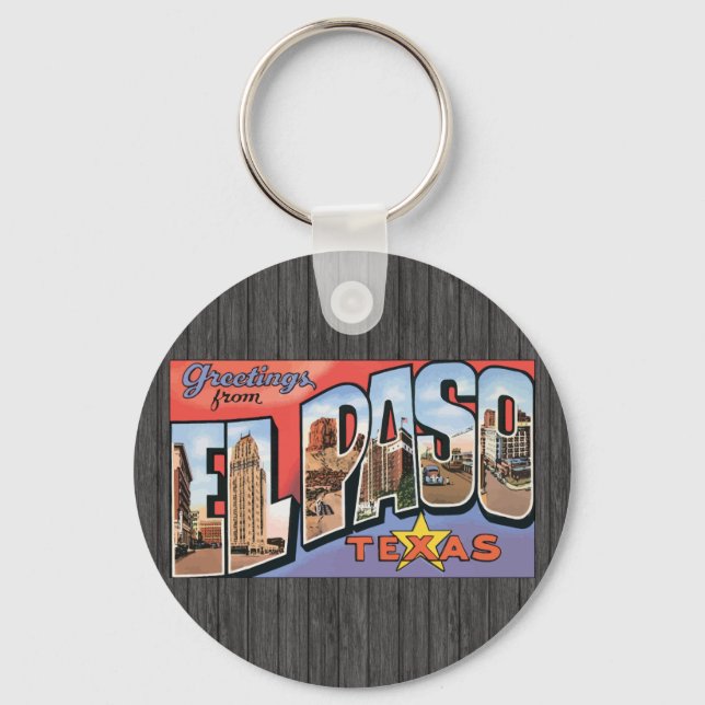 El Paso Texas Key Ring (Front)