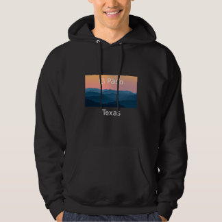 El Paso Texas Mountain sunset hometown Hoodie