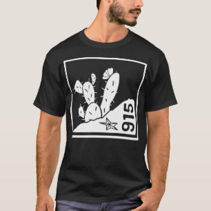 El Paso Texas Mountains Cactus T-Shirt