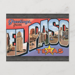 El Paso Texas Postcard