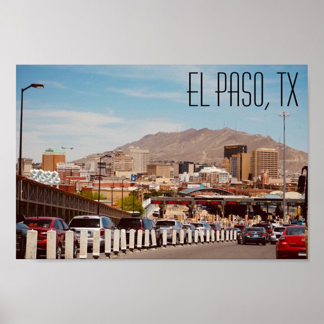 El Paso Texas Poster (Front)