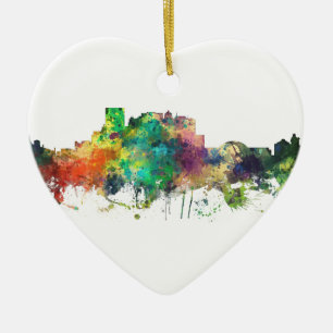EL PASO, TEXAS SKYLINE SP - CERAMIC TREE DECORATION