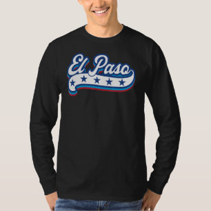 El Paso Texas Tx 4th Of July  American Flag Usa Vi T-Shirt
