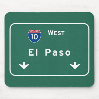 El Paso Texas tx Interstate Highway Freeway Road : Mouse Mat