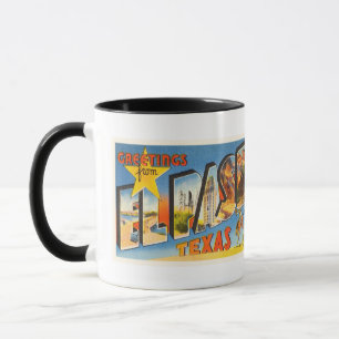 El Paso Texas TX Old Vintage Travel Souvenir Mug
