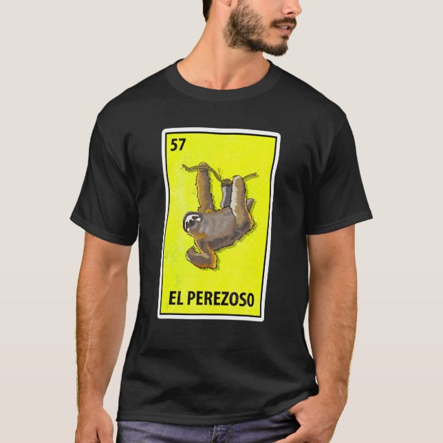 El Perezoso Mexican Parody Lottery T-Shirt (Front)