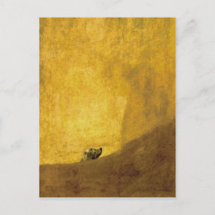 El perro, por Francisco de Goya Postcard