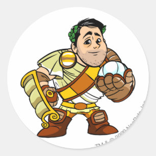 El Picklesaur Staff Altador Player Classic Round Sticker