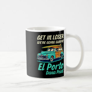 El Porto Beach Surf Dana Point Women Men Vintage S Coffee Mug