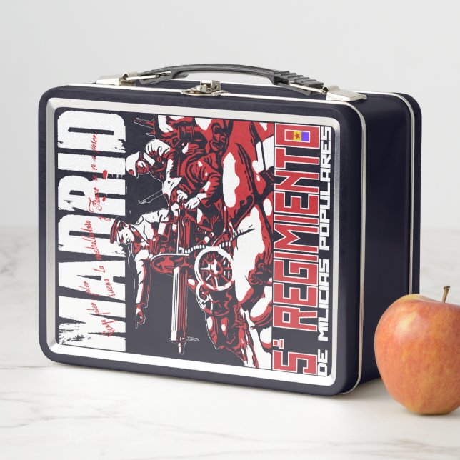 El Quinto Regimiento MADRID Metal Lunch Box (In Situ)