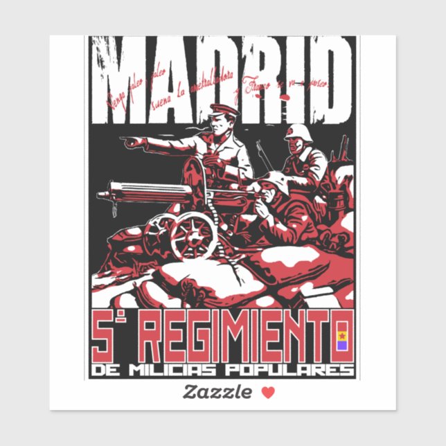 El Quinto Regimiento MADRID T-Shirt (Sheet)