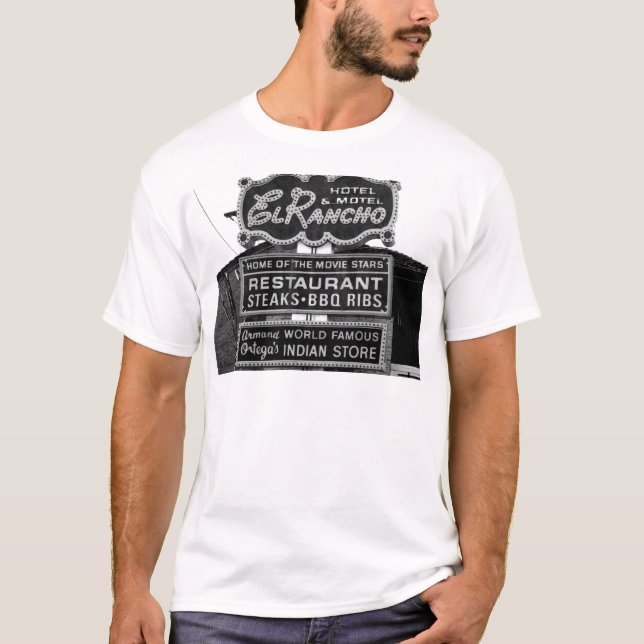 El Rancho Hotel Sign T-Shirt (Front)