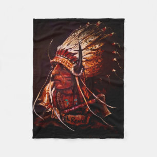 "El Reno Chief" Fleece Blanket